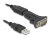 66286 Delock Adapter USB 2.0 Typ-A Stecker zu 1 x Seriell RS-422/485 DB9 small