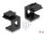 86810 Delock Keystone cover black with 8.0 mm hole 4 pieces small