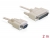 82986 Delock Cable RS-232 serial D-Sub9 > DB-25 male / male 2 m small
