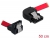82627 Delock Cable SATA 50cm  right/down metal red small
