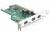 89234 Delock PCI Card > 1 x FireWire A (IEEE 1394a), 2 x FireWire B (IEEE 1394b) small