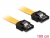 82816 Delock Cable SATA 6 Gb/s straight/straight metal 100 cm small