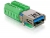 65167 Delock Adapter USB 3.0-A female > Terminal Block 10pin small