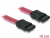 84381 Delock SATA Kabel 10cm gerade/gerade rot small