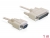 82985 Delock Cable RS-232 serial D-Sub9 > DB-25 male / male 1 m small