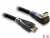 82743 Delock Cable High Speed HDMI with Ethernet – HDMI A male > HDMI A male straight / angled 5 m PREMIUM small