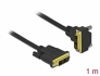 85901 Delock DVI Cable 18+1 male to 18+1 male angled 1 m
