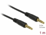 85696 Delock Stereo Jack Cable 3.5 mm 5 pin male to male 1 m black