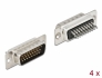 66706 Delock Σύνδεσμος D-Sub HD 26 pin αρσενικός μεταλλικός, έκδοση κόλλησης, 4 τεμάχια