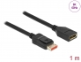 87070 Delock DisplayPort extension cable 8K 60 Hz 1 m