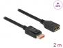 87071 Delock DisplayPort extension cable 8K 60 Hz 2 m