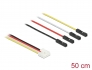 86950 Delock Cable de conversión IOT Grove 4 x pin macho a 4 x Jumper hembra 50 cm