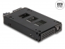 47005 Delock Mobilní přihrádka s úzkou zásuvkou pro 1 x SSD NVMe U.2 rozměru 2.5″