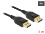 85663 Delock DisplayPort Kabel 8K 60 Hz 5 m DP 8K zertifiziert