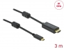 85971 Delock Aktív USB Type-C™ - HDMI kábel (DP Alt Mode) 4K 60 Hz 3 méter hosszú