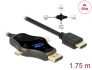 85974 Delock 3 az 1-ben, 4K 60 Hz-s képernyő kábel USB-C™, DisplayPort és mini DisplayPort bemenettel, valamint HDMI kimenettel 