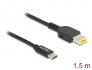 87970 Delock Kabel zasilający do laptopów USB Type-C™, męski na Lenovo 11,0 x 4,5 mm, męski