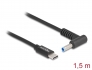 87971 Delock Cable de carga para portátiles USB Type-C™ macho a HP 4,5 x 3,0 mm macho