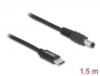 87977 Delock Kabel zasilający do laptopów USB Type-C™, męski na 5,5 x 2,1 mm, męski