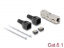 87096 Delock RJ45 Coupler LSA to LSA with strain relief Cat.8.1 toolfree