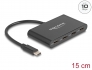 64129 Delock Hub USB 3.2 Gen 2 USB Type-C™ con 4 x USB Type-C™ hembra – 10 Gbps