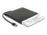 42636 Delock Externí pouzdro pro 5.25″ Slim disky SATA 12,7 mm na SuperSpeed USB 5 Gbps Typ-A samec