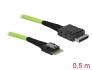 85801 Delock Kábel OCuLink PCIe SFF-8611 > Slim SAS SFF-8654, 0,5 m