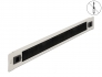 66581 Delock Kartáčový proužek délky 19″ (48,26 cm) pro správu kabelů, beznástrojový, 1U, šedá