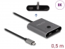 11500 Delock Switch USB 10 Gbps USB Type-C™, 2 na 1, obousměrný, 8K