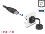 81410 Delock Modul Easy 45 SuperSpeed USB 5 Gbps (USB 3.2 Gen 1) ze zásuvky USB Typu-A, 45 x 45 mm