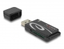 91602 Delock Mini USB 2.0 Card Reader mit SD und Micro SD Slot 