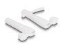64205 Delock Staubschutz für USB Type-C™ Stecker und Apple Lightning™ Stecker Set 2 Stück weiß