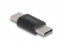 60035 Delock Adapter SuperSpeed USB 10 Gbps (USB 3.2 Gen 2) USB Type-C™ Gender Changer Stecker zu Stecker schwarz