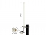 12491 Delock LTE / GSM / UMTS Antenna N jack 2 - 6,5 dBi 27 cm omnidirectional fixed pole mount white outdoor