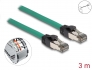 80122 Delock RJ45-kabel PROFINET SF/UTP 3 m