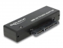 62486 Delock Convertor SuperSpeed USB 5 Gbps (USB 3.2 Gen 1) la SATA 6 Gbps incl. sursa de alimentare