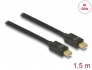 83474 Delock Kabel Mini DisplayPort 1.2 Stecker > Mini DisplayPort Stecker 4K 60 Hz 1,5 m