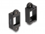 87684 Delock Keystone Holder for installation with screw connection black