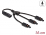 88224 Delock DL4 Solar Splitter Cable 1 x male to 3 x female 35 cm black