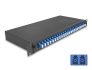 67009 Delock 19″ Optical Fiber Splice Box 24 x LC Duplex OS2 1U complete assembled