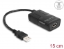 64225 Delock Izolator USB 2.0 Tip-A de la tată la mamă cu izolare de 5 kV pentru liniile de date