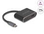 64199 Delock Adaptor ﻿USB Type-C™ la HDMI (mod DP alt) 8K cu HDR și livrare de energie 100 W