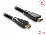 82737 Delock High Speed HDMI med Ethernet-kabel 4K 30 Hz 2 m