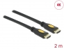 82583 Delock Cable High Speed HDMI with Ethernet - HDMI-A male > HDMI-A male 4K 2.0 m