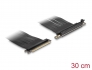 88027 Delock Riser karta PCI Express, ze zástrčky x16 na slot x16 90° pravoúhlý, s kabelem, délka 30 cm