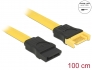 82856 Delock SATA 6 Gb/s hosszabbító kábel 100 cm sárga