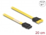 83949 Delock Prodlužovací kabel SATA, 6 Gb/s, 20 cm, žlutý