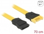 83950 Delock Prodlužovací kabel SATA, 6 Gb/s, 70 cm, žlutý