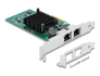 89021 Delock PCI Express Karta > 2 x Gigabit LAN