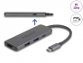 87804 Delock Σταθμός Σύνδεσης USB Type-C™ 8K - HDMI / USB / PD 3.0 100 W